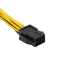 (5-pack) PCI-E 6-pin to 2x 6+2-pin Power Splitter Cable PCIE PCI Express 5X B1B1