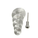 6pc Mini HSS Saw Blade Discs Hish Speed Steel Mandrel Set for Rotary To MAP