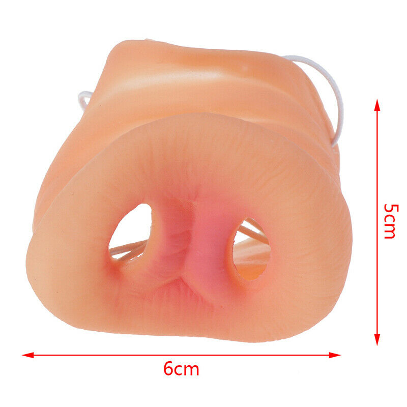 Cute Halloween Rubber Pig Nose Costume Snout Funny Tricks Themed Party MaskOZ