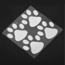 4PCS Personality Funny Dog Paws Paw Pattern Creative Walk Footprints Sticke