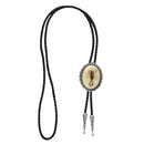 Glow In The Dark Tribal Leather Bolo Tie Western Cowboy Cowgirls Jewelry