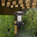 Solar Insect Killer Mosquito Pest Lamp Bug Fly Lanterns Portable Zapper D6R6