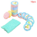 10pcs Magic Compressed Bath Face Travel Reusable Towels Washcloths Disposa ro-OZ