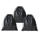 3 Piece Helmet Protective Bag Storage Box with Black