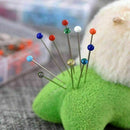 100X Dress Wedding Crafts Round Head Straight Sewing Needle Pin Corsage SH Q4K3