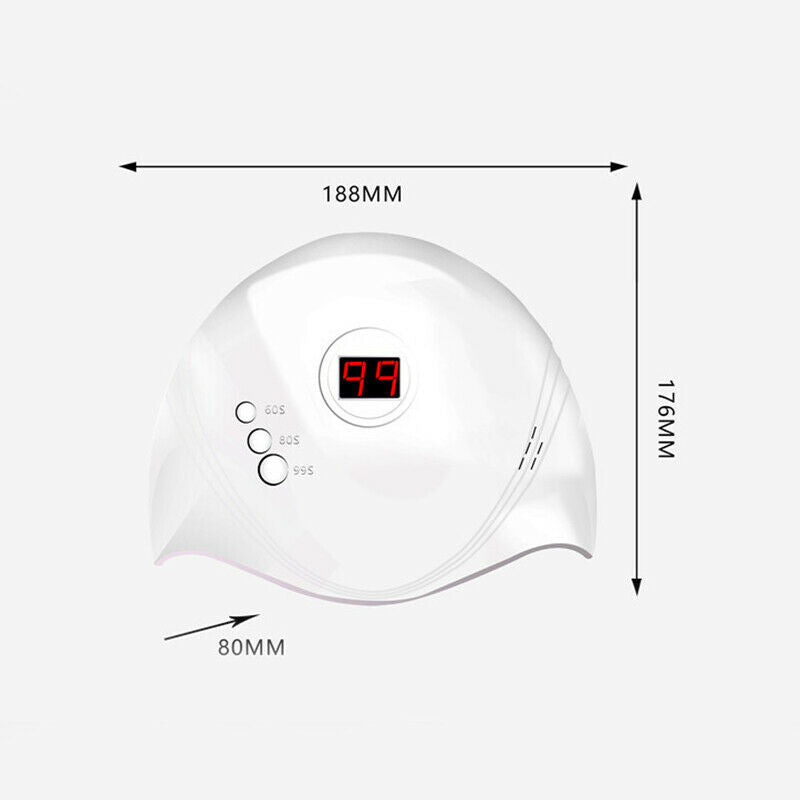 Uv Lamp For Nails 36W 12 Led Lamp Nail Dryer Red Light Sensing All For Nail R5V4