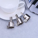 3pcs Stainless Steel Hot Air Nozzles for 858D 878D 898D Soldering Station