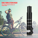 Aluminum Alloy MTB Bike Fork Stem Extender Cycling Handlebar Riser (180mm)