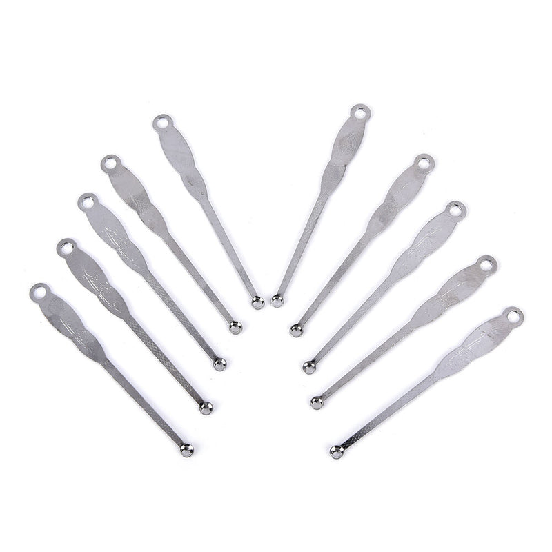 10pcs Ear Cleaner Cleaning Earpick Curette Earwax Removal Beauty Tool Accesso Nw