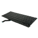 Black Plastic Notebook Keyboard for Macbook A1425, Small Enter Key, UK Layout