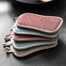 Double sided Scouring Pad Dish Cloth kitchen Cleaning tool Wiper rags Dish To Nw