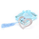 Chrome Heart Cross Bookmark Religious Baptism Christening Wedding Gift 1PCS 3c