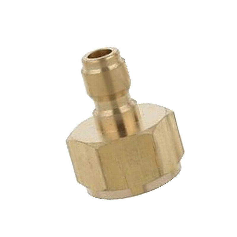 2 x Brass Garden Hose Quick Connector Internal M22 x 1.5mm Male Thread &