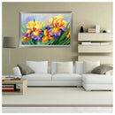 DIY 5D Diamond Embroidery Butterfly orchid Round Diamond Painting (Butterfl