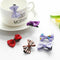 10Pcs Kids Boy Girl's Bow Ribbon Hair Bow Mini Latch Clips Hair Clip Hairpins