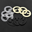 9Pcs Bra Clip Buckles Bra Straps Shadow-Shaped Buckle Conceal Bra Buckle AUJR