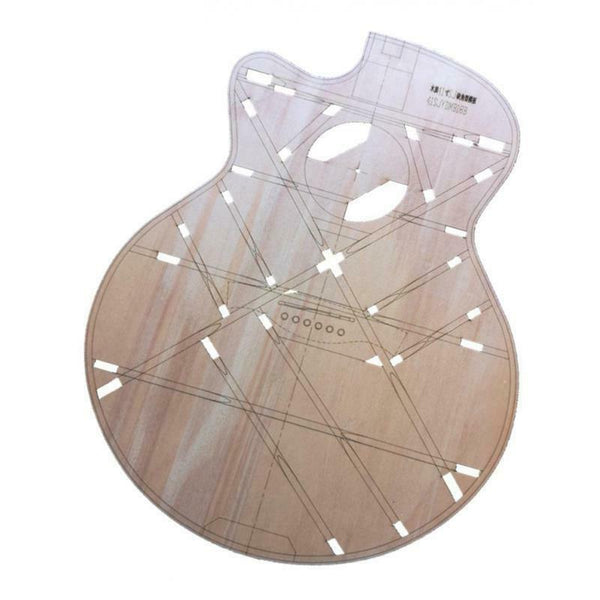 Acoustic Guitar Body Template for SJ Guitar, Thick
