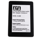 M.2 NGFF (SATA) SSD to 2.5" SATA Converter Adapter Case Aluminum Enclosure