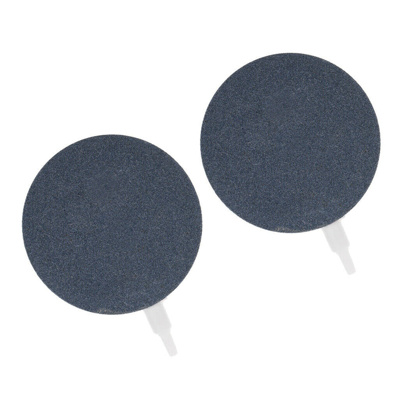 Aquarium Bubble Air Stone Fish Tank Pump Hydroponics Disk Diffuser 10cm 2Pcs