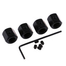 4Pcs/set Universal Car Wheel Tire Valve Cap Anti-theft Valve Cover UK JR