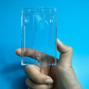 2 -Pack ID Badge Holder Hard Plastic Card Holders Vertical