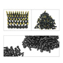 TR413 Snap-in Tire Valve Stems Short Black Rubber Valve Practical U1P4 P3A0 Q0E7