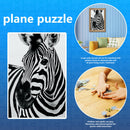 1000pcs DIY Melancholic Zebra Puzzle Educational Learning Assembling Toys