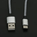 Aluminum Alloy Nylon Type-C Power Data Cable for Android Smart Phone Tablet
