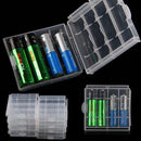 10x Case Holder Storage Plastic Box Cover Clear for Rechargeable AA AAA Battery^