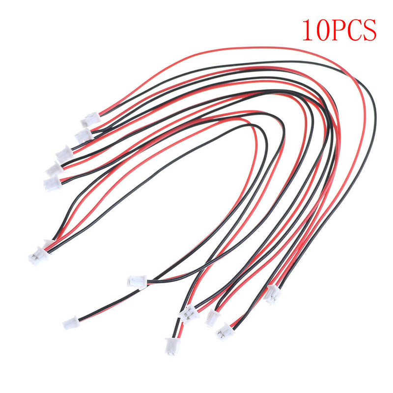 10 Pcs Micro JST 2.0 PH 2-Pin Connector plug with Wires Cables 150MM LFBLCAP sp