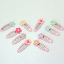 Hot Cute Girl Hairdressing Plain Prong Hair Clip Pin Pinch Assorted Color 10 Pcs