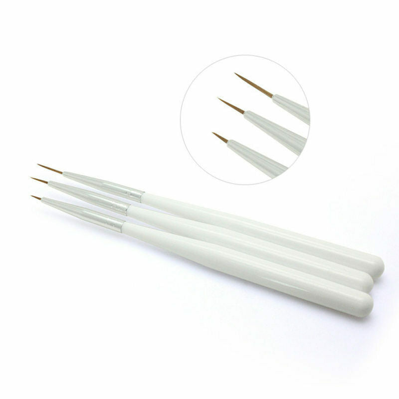 6PCS Acrylic Nail Pen Set Painted Supplies Brush Draw Flower Manicure Too PIY