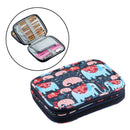 Knitting Crochet Hook Needles Case Empty Zipper Bag Organizer Cartoon
