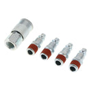 5pcs Universal Quick Release Coupler Set 1/4" Air Hose Connector Fitting NPT