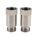 2 Pieces Stainless Steel M18*1.5mm O2 Oxygen Sensor Bung Extension Adapter