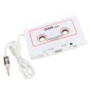 3.5mm Universal In Car Audio Cassette Adapter for Smartphones MP3 MP4 (White)