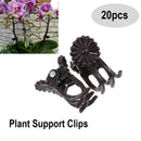 20pcs Plant Support Clips Garden Clips Flower Orchid Stem Clips Vine Support Ew