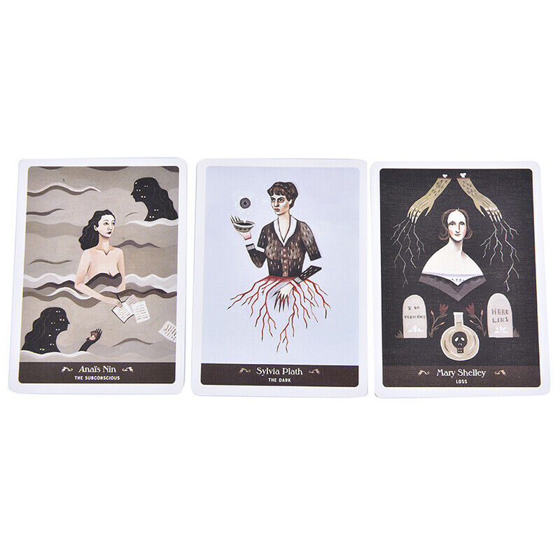 The Literary Witches Oracle 70 Cards Tarots Deck English Family Party Board  Hn