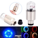 2PCS Neon LED Lamp Flash Tyre Wheel Valve Cap Light For Car Bicycle Motorcy JR