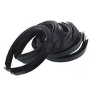 1/2" Black Plastic Hair Headband - 36 Pieces Z5P3