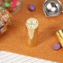 Retro Cylindrical Seal Wax Brass Envelope Stamp DIY Customs Accessory (1) A