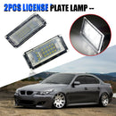 1 Pair Canbus 6500K LED License Plate Lamps Lights for BMW E46 4D 1998-2003