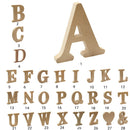 Wooden Alphabet Craft Letter Plaque Wall Hanging Wedding Nursery Decor THANK