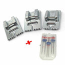 3 Pcs Double Twin Needles Pins (3 Size Mixed 2.0/90 3.0/90 4.0/90) With 3Pc