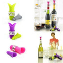 Purple creative practical Lily wine cork silicone food grade durable wine p F3Q2