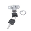 Home Office Door Showcase Cylinder Plunger Lock with 2 Pcs Keys O4F9