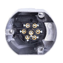 12V 7Pin Aluminum Alloy Connector Socket & EU Plug Trailer Car Caravan Towbar FT