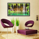 5D DIY Full Drill Diamond Painting Green Waterfall Cross Stitch Embroidery