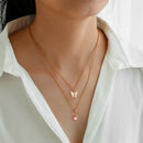 Fashion Multi-layer Necklace Women Butterfly Pendant Clavicle Chain Jewelry