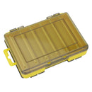 Squid Jig Box Both Side Storage Lure Case Holder Yellow 12 Compartments